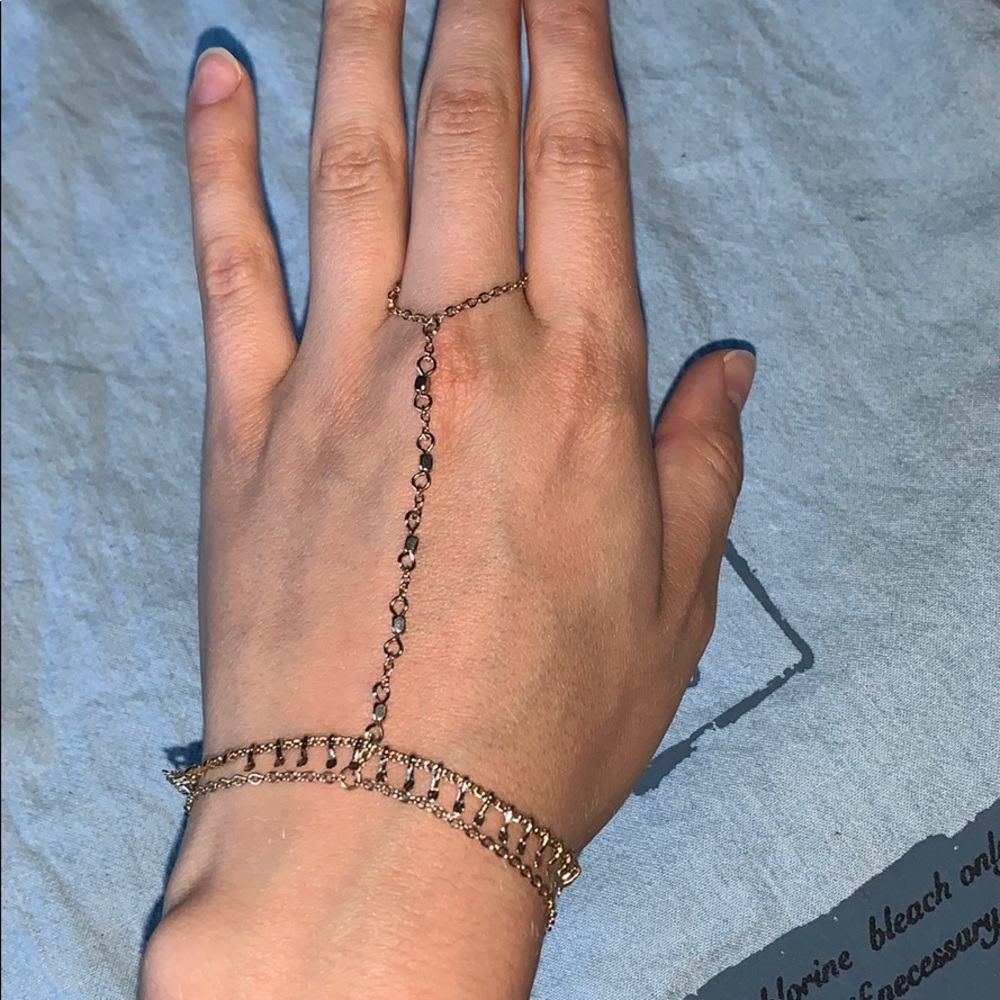 Gold Hand Jewelry— Good for Prom!!